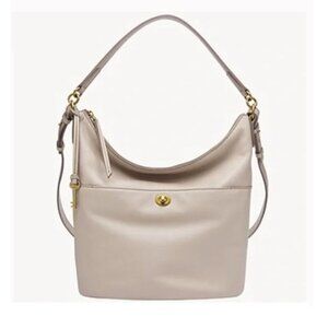 FOSSIL Talulla Hobo Purse Satchel Graystone Bag NEW NWOT